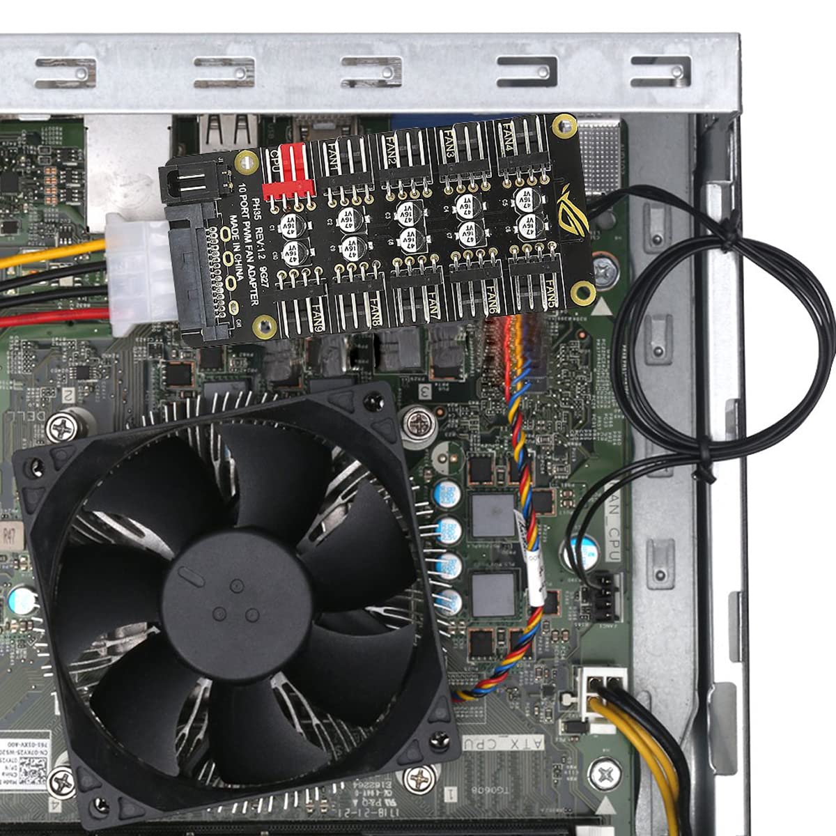 Verilux PC PWM Fan Hub CPU Cooling HUB 10 Port 12V 4 Pin Fan PWM Hub Molex Controller Fan Hub Splitter, 4-Pin PWM Fan Power Supply Extension Cable for ATX Computer Case 4-Pin and 3-Pin Cooling Fans Verilux PC PWM Fan Hub CPU Cooling HUB 10 Port 12V 4 Pin Fan PWM Hub Molex Controller Fan Hub Splitter, 4-Pin PWM Fan Power Supply Extension Cable for ATX Computer Case 4-Pin and 3-Pin Cooling Fans